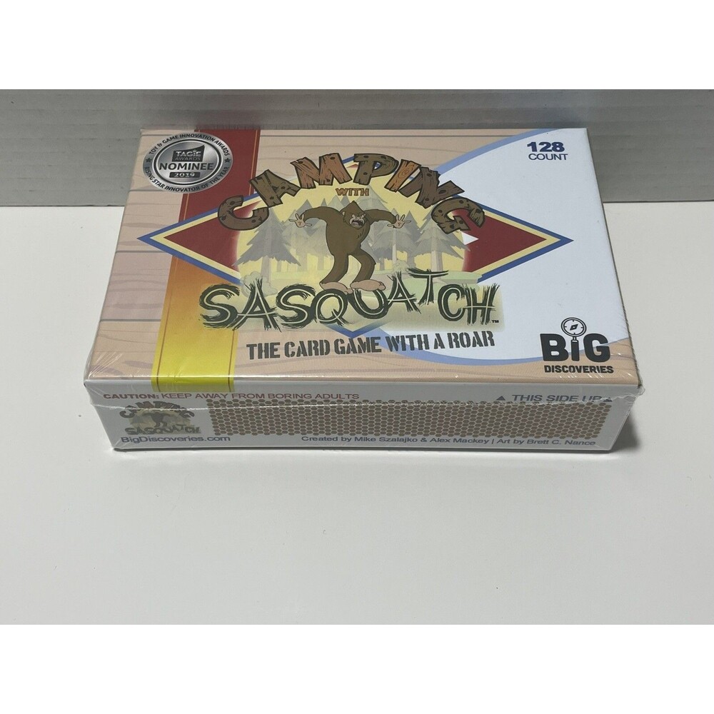 Camping With Sasquatch Card Game Big Discoveries New Sealed NIB